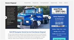 Desktop Screenshot of doctordisposal.com